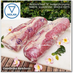 Beef Ribeye AUSTRALIA BUDGET frozen brand either AMG or NOLAN ECCO roast cuts +/- 1.2kg price/kg (Scotch-Fillet / Cube-Roll)